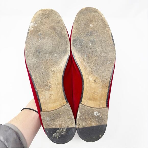 Gucci Velvet Horsebit Jordaan Loafers - Picture 12 of 15